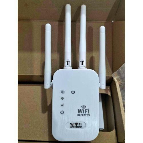 Wireless Dual Band WiFi Extender 2.4GHz & 5GHz – WiFi Amplifier Signal Booster, Long Range Coverage, High-Speed Router Repeater for Home & Office