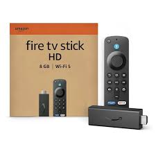 Amazon Fire TV Stick HD – HD Streaming Media Player with Alexa Voice Remote, Access to Netflix, YouTube, Prime Video & More, Easy Plug & Play for Any TV with HDMI