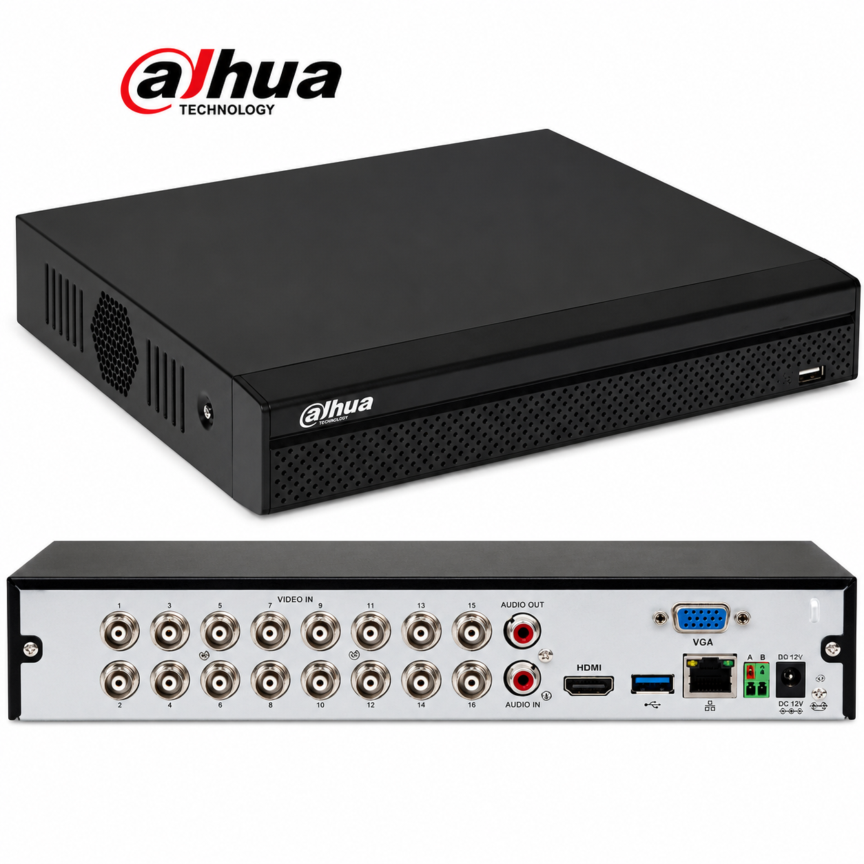 Dahua 16 Channel DVR 1080p HDCVI/IP Security Recorder | Full HD Penta-Brid CCTV Video Recorder