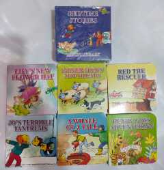 Bedtime Stories Mini Library for Kids – 6-Book Collection of Short Moral Stories for Children