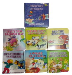 Bedtime Stories Mini Library for Kids – 6-Book Collection of Short Moral Stories for Children