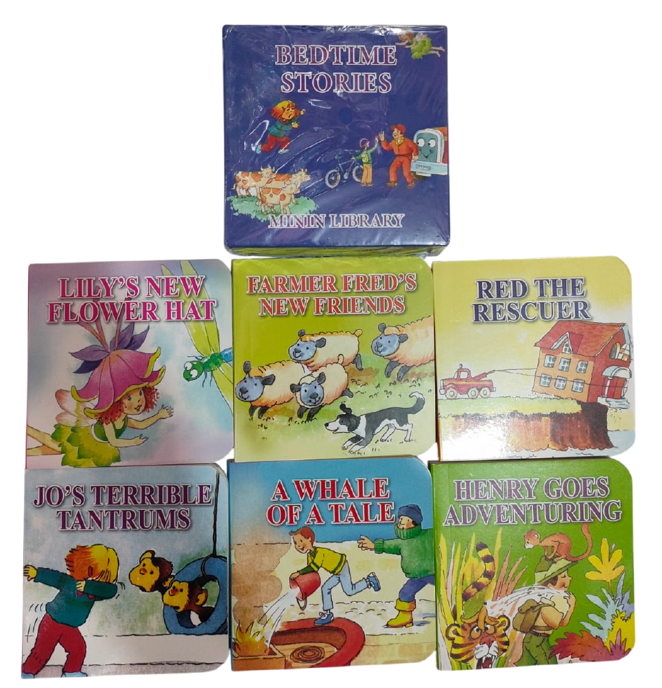Bedtime Stories Mini Library for Kids – 6-Book Collection of Short Moral Stories for Children