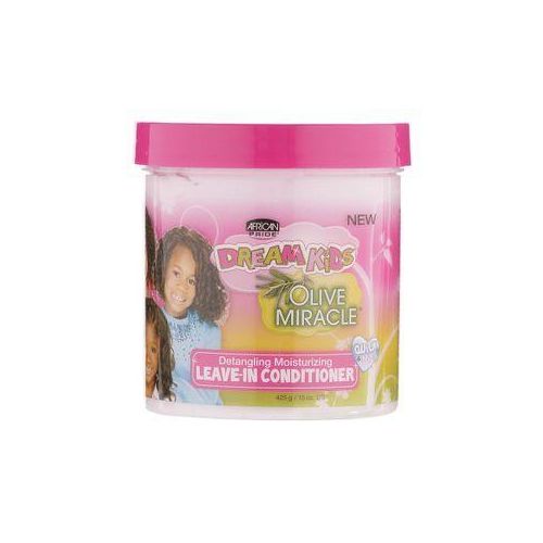 African Pride Dream Kids Olive Miracle Detangling & Moisturizing Leave-In Conditioner – Softens & Helps Manage Tangles