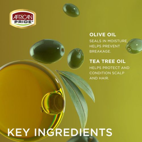 African Pride Olive Miracle Anti-Breakage Leave-In Conditioner 425g – Hair Strengthening & Moisturizing Treatment