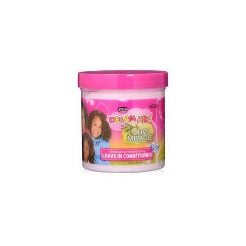 African Pride Dream Kids Olive Miracle Detangling & Moisturizing Leave-In Conditioner – Softens & Helps Manage Tangles