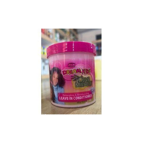African Pride Dream Kids Olive Miracle Detangling & Moisturizing Leave-In Conditioner – Softens & Helps Manage Tangles