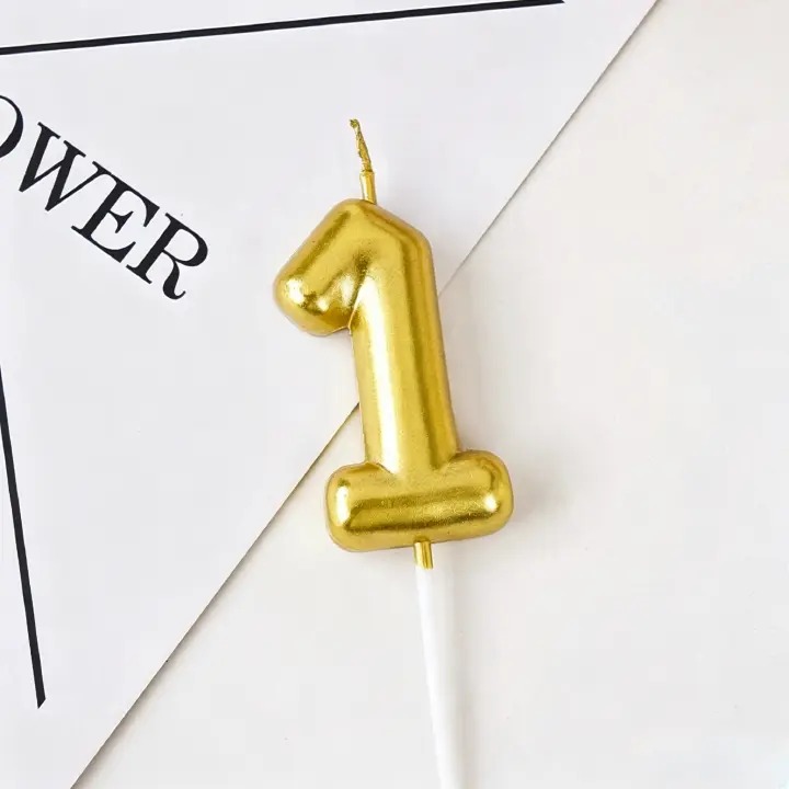 Number Candle, Birthday Number Candle, Cake Topper Candle, Birthday Cake Candle, Party Candle, Digit Candle, Celebration Candle, Cake Decor Candle