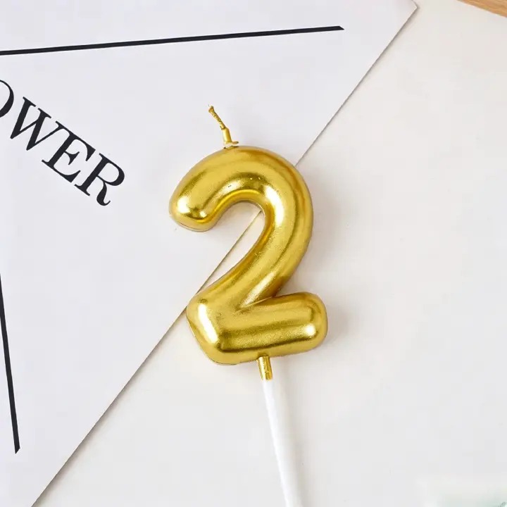 Number Candle, Birthday Number Candle, Cake Topper Candle, Birthday Cake Candle, Party Candle, Digit Candle, Celebration Candle, Cake Decor Candle