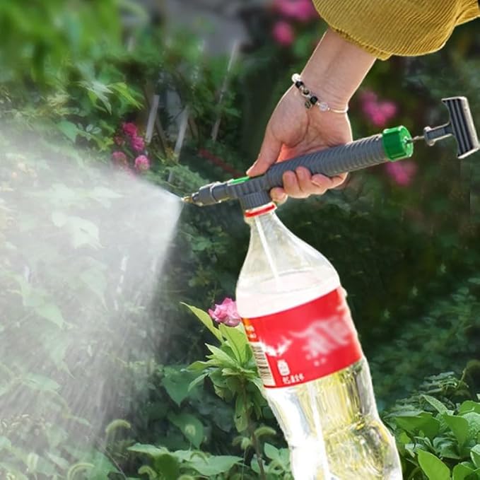 Portable Hand Pump Sprayer High Pressure Bottle Sprayer with Adjustable Copper Nozzle for Lawn Watering Car Washing and Outdoor Cleaning sprinkler head