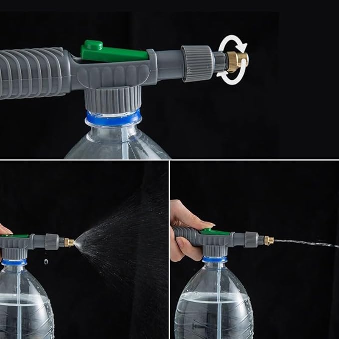 Portable Hand Pump Sprayer High Pressure Bottle Sprayer with Adjustable Copper Nozzle for Lawn Watering Car Washing and Outdoor Cleaning sprinkler head