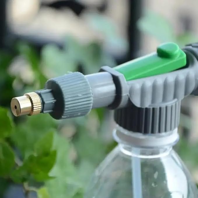 Portable Hand Pump Sprayer High Pressure Bottle Sprayer with Adjustable Copper Nozzle for Lawn Watering Car Washing and Outdoor Cleaning sprinkler head
