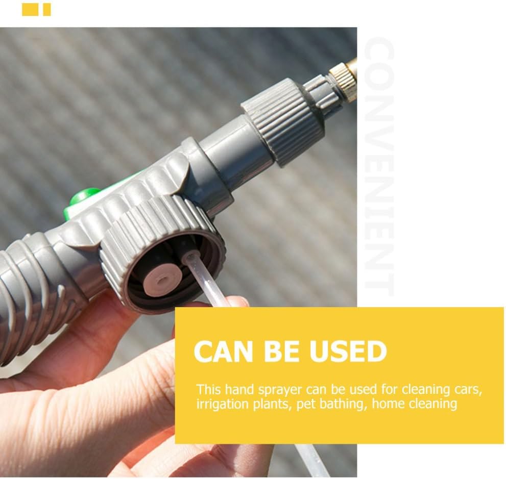 Portable Hand Pump Sprayer High Pressure Bottle Sprayer with Adjustable Copper Nozzle for Lawn Watering Car Washing and Outdoor Cleaning sprinkler head
