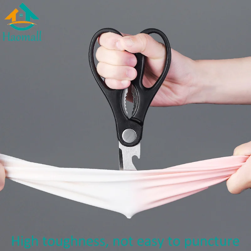 3 Pairs Rubber Beef Tendon Kitchen Gloves, Waterproof Anti-slip Latex Gloves for Dishwashing Housework Cleaning, Durable Protective Silicone Sponge Scrubber Gloves for Household Washing