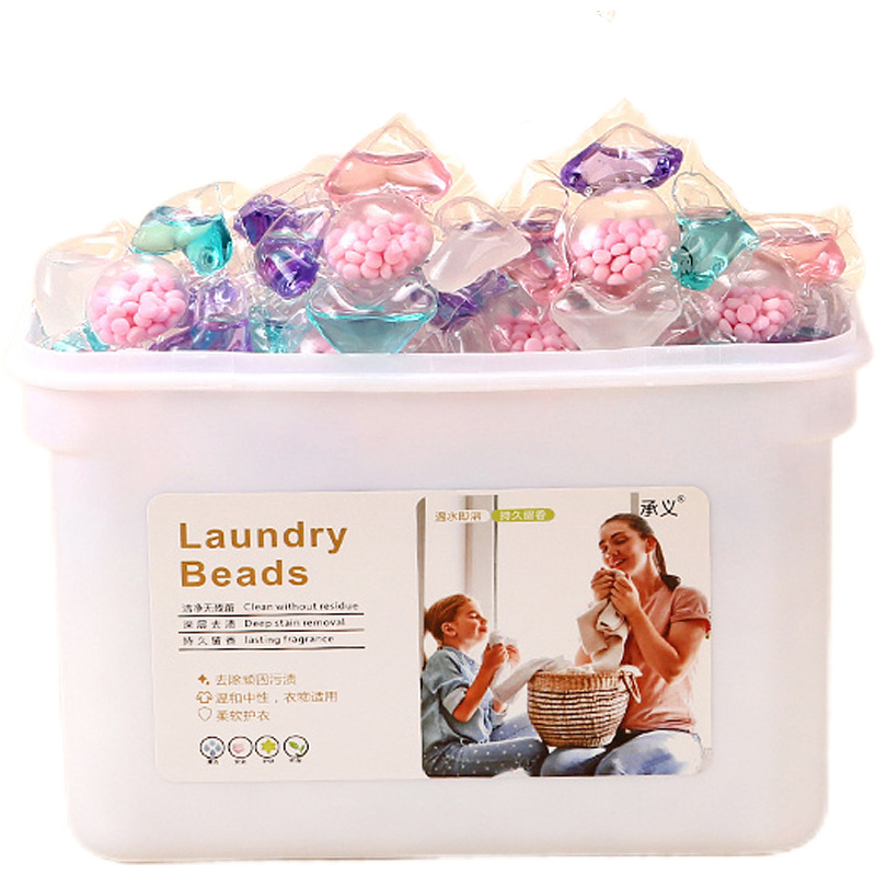 5-in-1  Laundry Detergent Pods, Deep Cleaning with Enhanced Cleaning Power, Fabric Softening & Long-Lasting Freshness, For Washing Machine, Suitable for Home, Dorm & Apartment