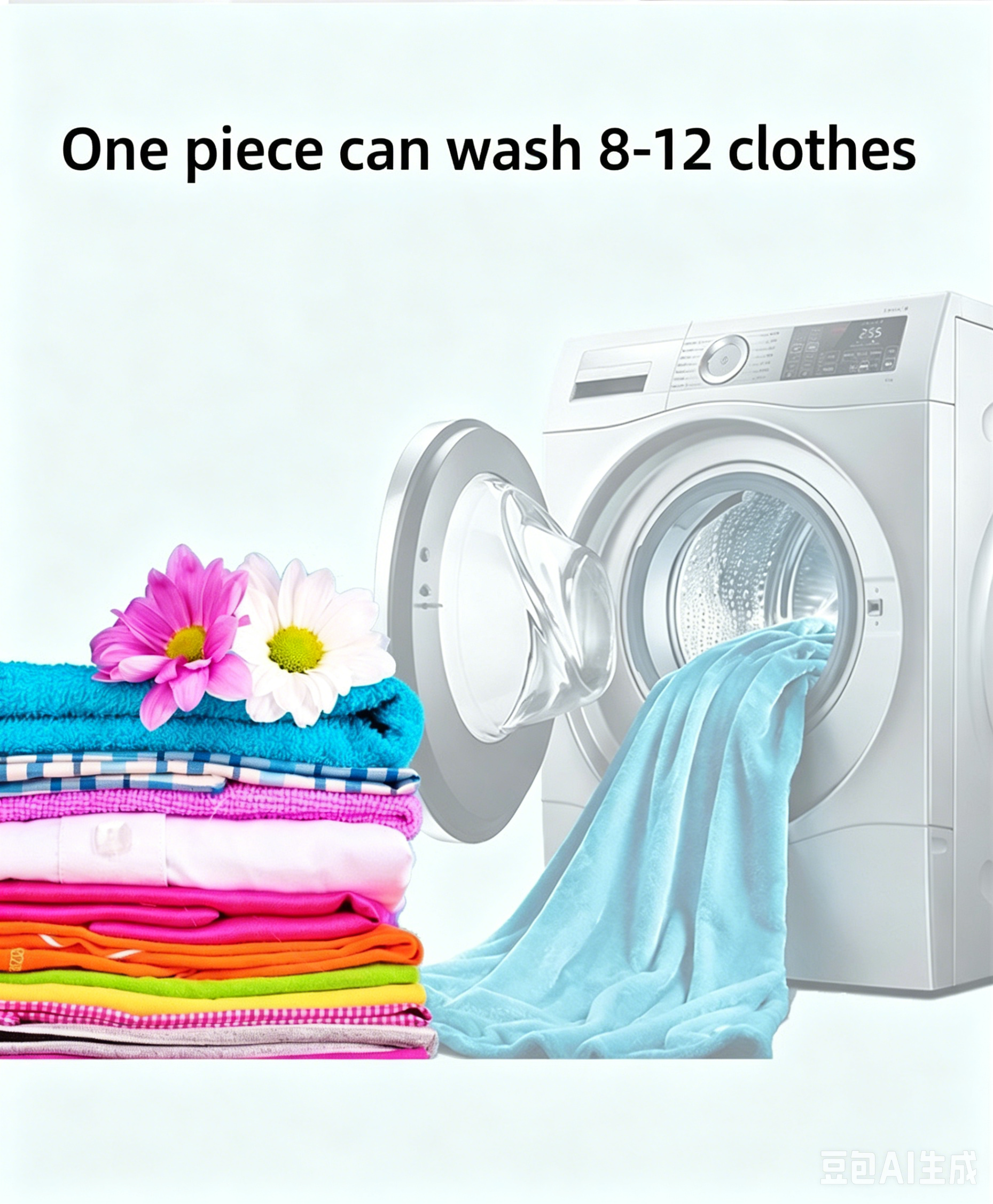 5-in-1  Laundry Detergent Pods, Deep Cleaning with Enhanced Cleaning Power, Fabric Softening & Long-Lasting Freshness, For Washing Machine, Suitable for Home, Dorm & Apartment