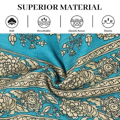 Headbands, Extra Thick Stretchy Non-Slip Workout Hair Bands, 3 Pack Twisted Turban Headscarf & Head Wraps Set + Bonus Earrings, Women Hair Accessory