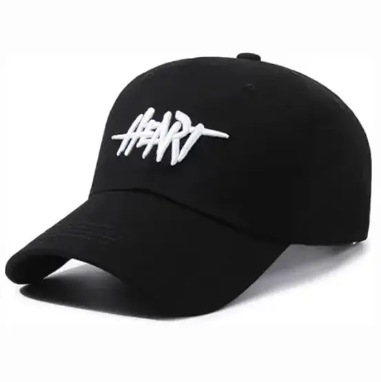 embroidered Baseball Caps Best Sellers Hard Top Three-dimensional Net Red Ffashionable New Style Westernized Women's Cap Baseball Temperament Black Hats Breathable Baseball Hat Men's Women's Sports