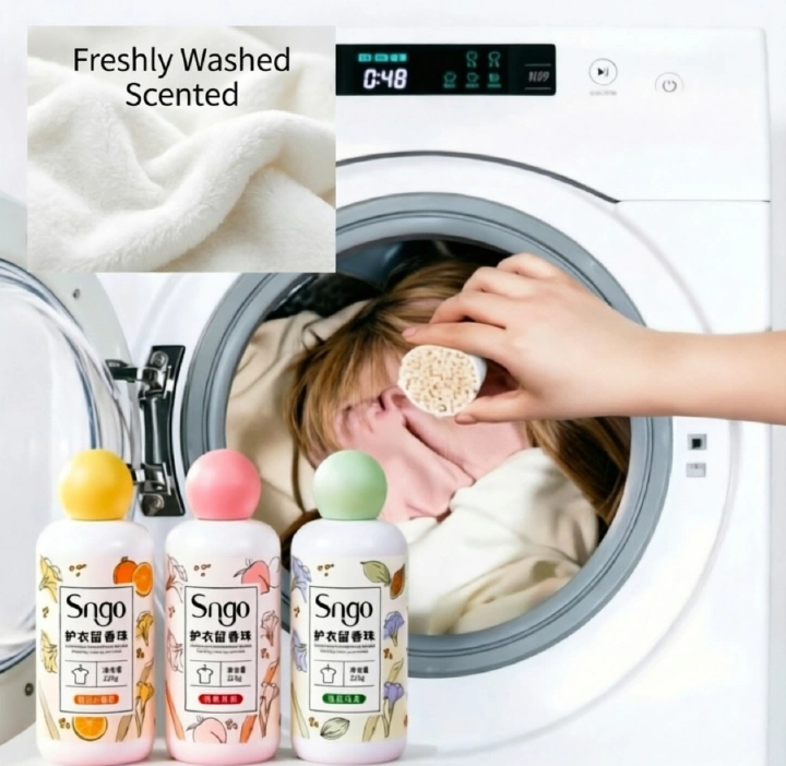 220g Scent Booster Beads, Washing Machine Laundry Fragrance Beads Perfume Leave Pods Booster Scent Softener Clothing Clean Detergent Diffuser Clothes,Fabric Deodorization
