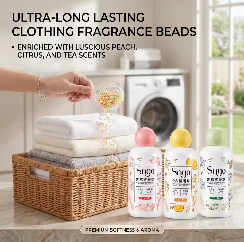 220g Scent Booster Beads, Washing Machine Laundry Fragrance Beads Perfume Leave Pods Booster Scent Softener Clothing Clean Detergent Diffuser Clothes,Fabric Deodorization