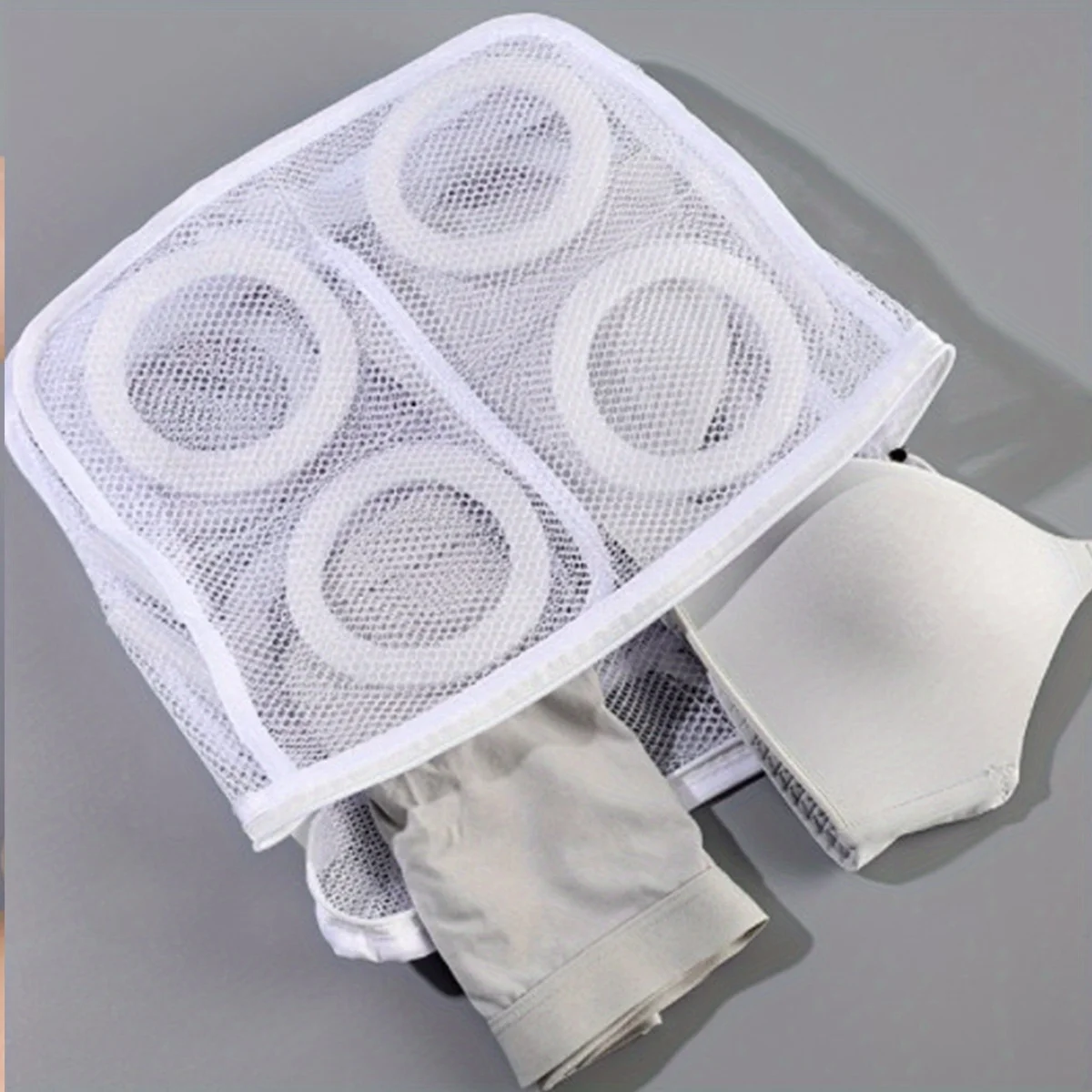 Shoe Bag, Reusable Washing Machine Laundry Shoe Bag For Washer And Dryer Shoe Cleaning Bag, Abrasion resistant and durable, strong mesh design for ventilation, easy and convenient for shoe washing