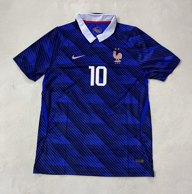 France New Season Special Edition Jersey. 🔵 Allez Les Bleus!. Why blend in when you were born to stand out? Step into elite football royalty with the most visually stunning kit of the year.