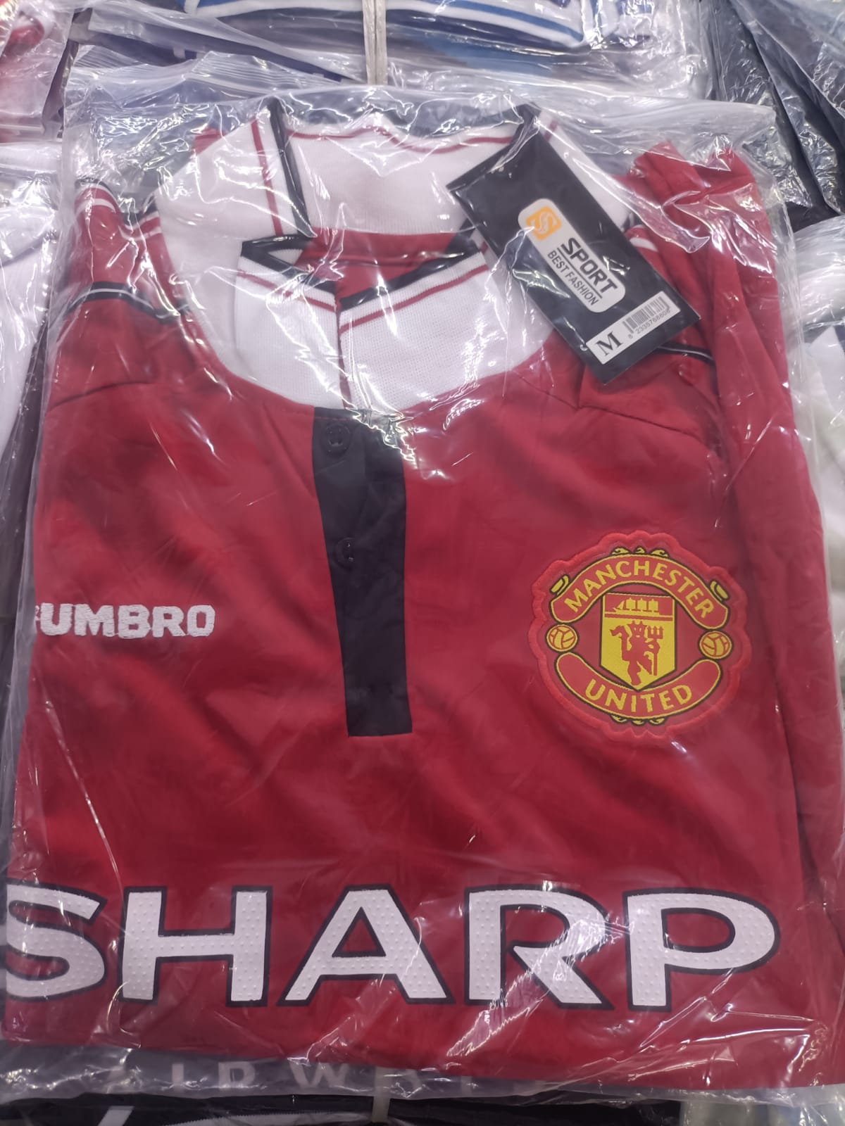 Manchester United  SHARP Era Away Retro Kit season 1998 - 2000. This jersey is a tribute to one of the most legendary eras in Manchester United’s history.