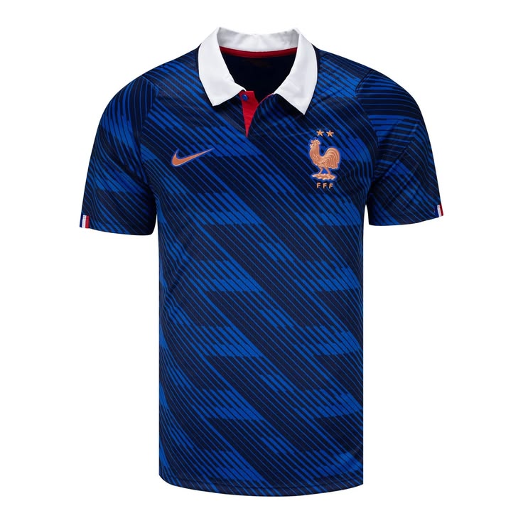 France New Season Special Edition Jersey. 🔵 Allez Les Bleus!. Why blend in when you were born to stand out? Step into elite football royalty with the most visually stunning kit of the year.