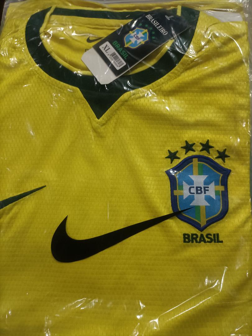 World Cup Brazil Home Jersey (Player Version) – Yellow & Green, World Cup Fan Kit Designed to capture the spirit of "O Jogo Bonito" (The Beautiful Game)
