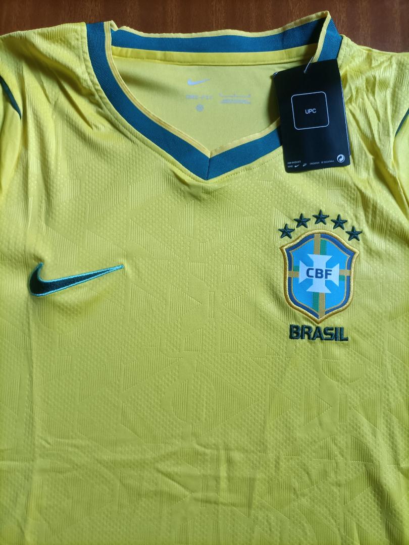 World Cup Brazil Home Jersey (Player Version) – Yellow & Green, World Cup Fan Kit Designed to capture the spirit of "O Jogo Bonito" (The Beautiful Game)