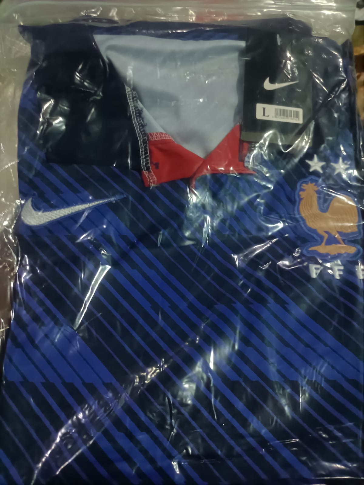 World Cup France Home Jersey – Special Edition, Breathable Fan Kit. 🔵 Allez Les Bleus! Step into elite football royalty with the most visually stunning kit of the year.