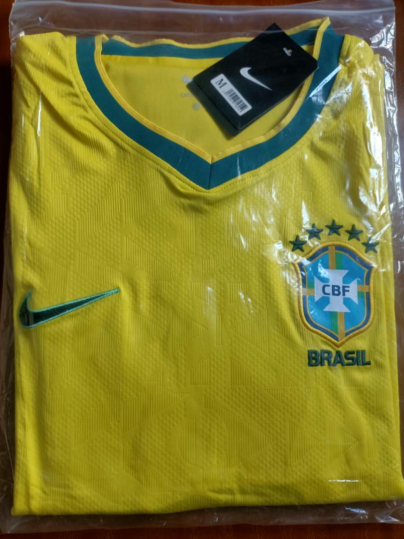 World Cup Brazil Home Jersey (Player Version) – Yellow & Green, World Cup Fan Kit Designed to capture the spirit of "O Jogo Bonito" (The Beautiful Game)