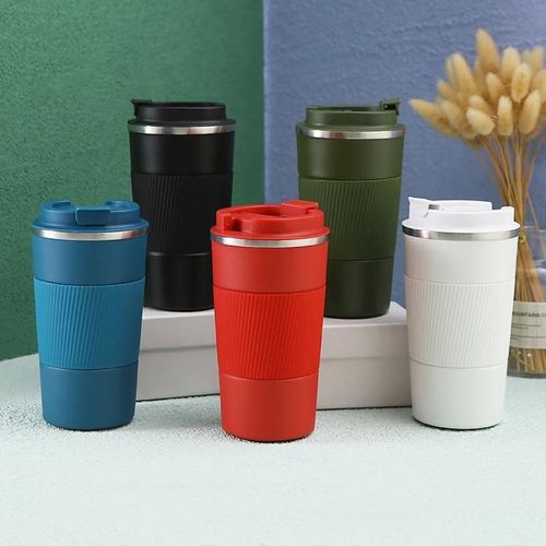 Stainless Steel Vacuum Insulated Coffee Travel Mug for Ice Drink & Hot Beverage, Double Wall Travel Tumbler Cups with Spill Proof Lid Thermo Cup