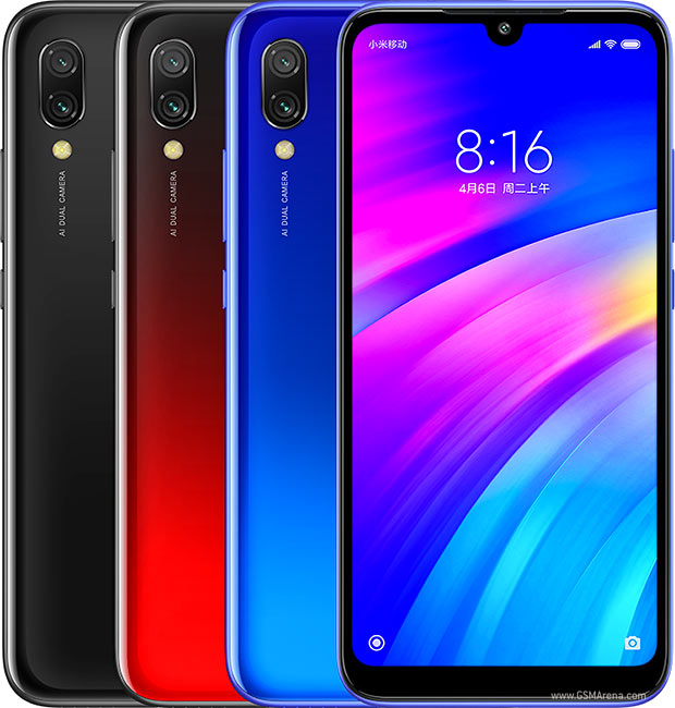 Refurbished Phone Xiaomi Redmi 7 6.26 inch 3GB/4GB+32GB/64GB dual sim clean screen 12mp+8mp 4000mah Xiaomi Redmi7 smartphone
