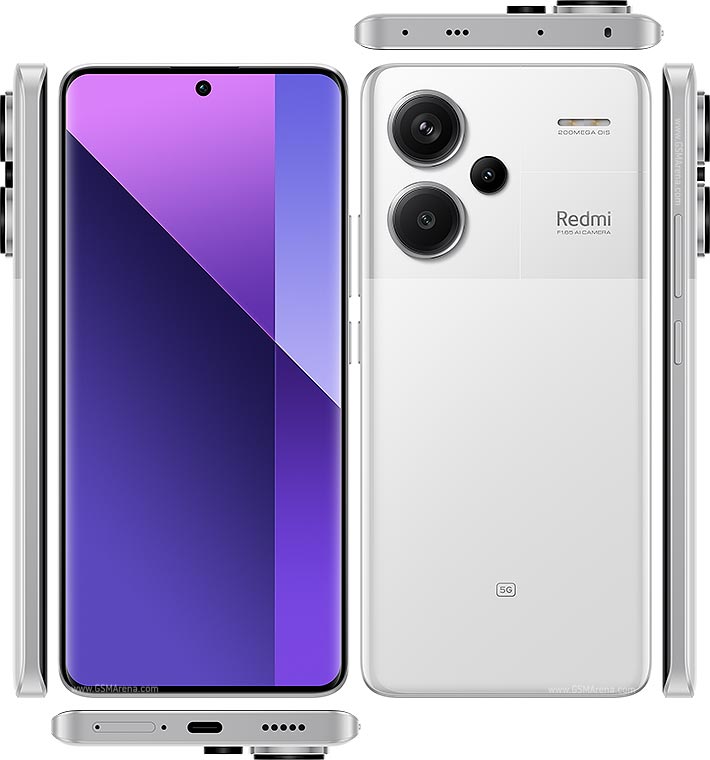Refurbished Phones Xiaomi Redmi Note 13 Pro+ 5G (original screen) 6.67 inch 12GB+512GB clean screen dual sim 200mp+16mp 5000mah Redmi Note13 Pro+ smartphone