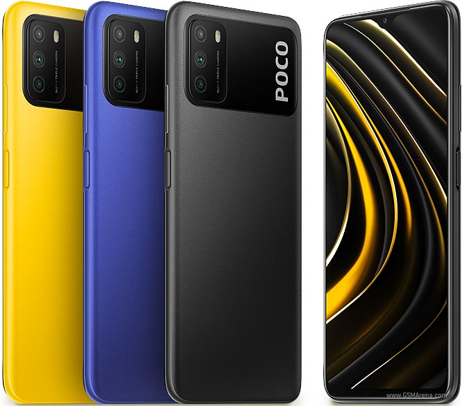 Refurbished Phone Xiaomi Poco M3 6.53 inch 4GB+64GB/128GB dual sim clean screen 48mp+8mp 6000mah Xiaomi PocoM3 smartphone