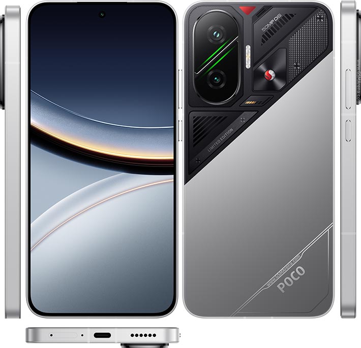 Refurbished Phones Xiaomi Poco F7 5G (original screen) 6.83 inch 12GB+256GB/512GB clean screen dual sim 50mp+20mp 6500mah Xiaomi Poco F7 smartphone
