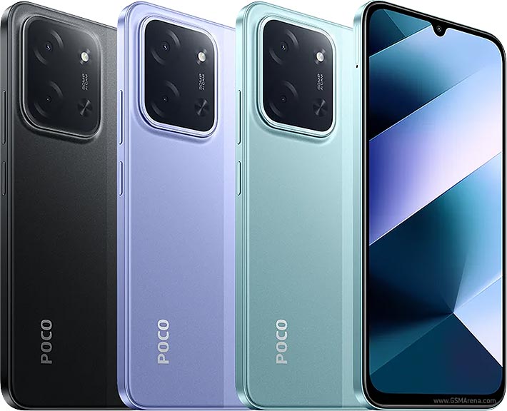 Refurbished Phones Xiaomi Poco C85 4G (original screen) 6.9 inch 6GB/8GB+128GB/256GB clean screen dual sim 50mp+8mp 6000mah Xiaomi Poco C85 smartphone