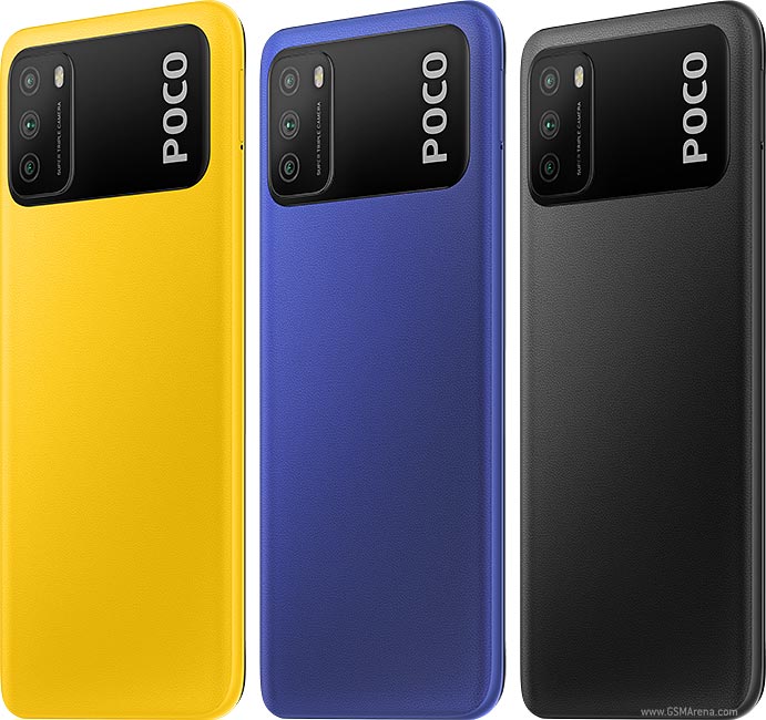 Refurbished Phone Xiaomi Poco M3 6.53 inch 4GB+64GB/128GB dual sim clean screen 48mp+8mp 6000mah Xiaomi PocoM3 smartphone