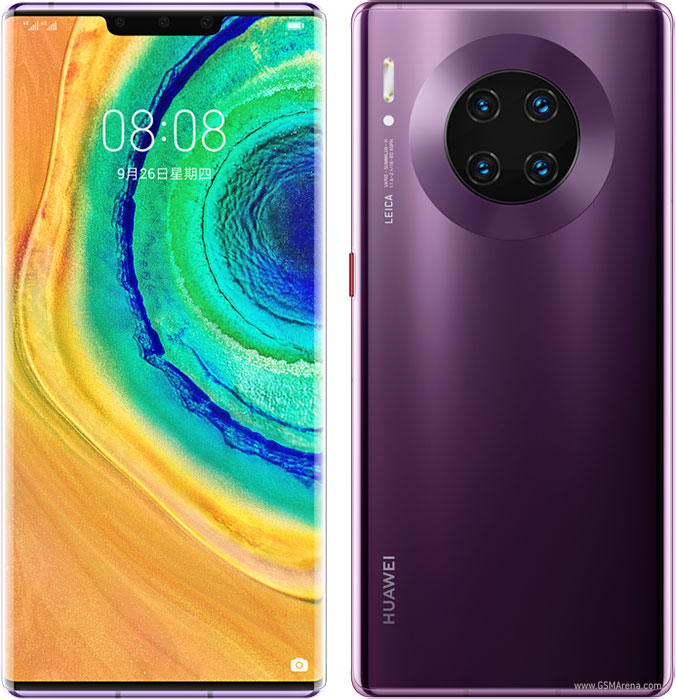 Refurbished Phone Huawei Mate 30 pro 4G(original clean screen) 6.53inch 8GB+256GB dual sim clean screen 40mp+32mp 4500mah huawei mate30 pro smartphone