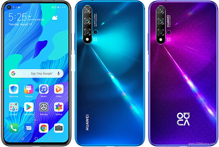 Refurbished Phones Huawei nova 5T (original clean screen) 6.26 inch 8GB+128GB dual sim 48mp+32mp 3750mah Huawei nova5 T smartphone