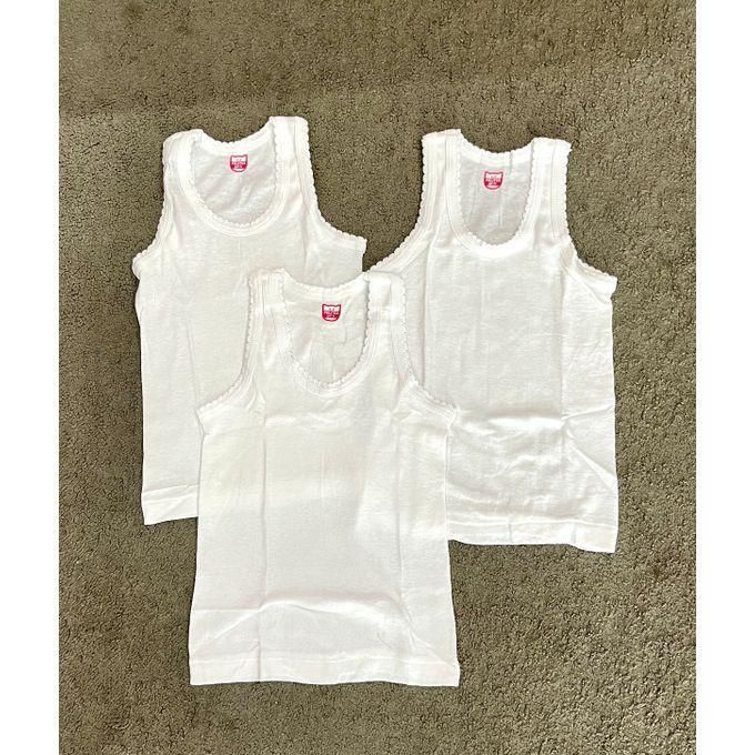 Fashion And Style 3PCS Girls Breathable Cotton Singlets vest – Kids Soft Camisole Undershirts vest– Lightweight Sleeveless Innerwear Set (Ages 3-14)