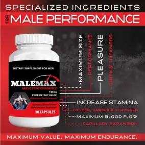 Upgrade your performance with Male Max Vitality Capsules—a natural formula designed to support:

✔ Energy and stamina
✔ Strength and endurance
✔ Libido and overall vitality view 2