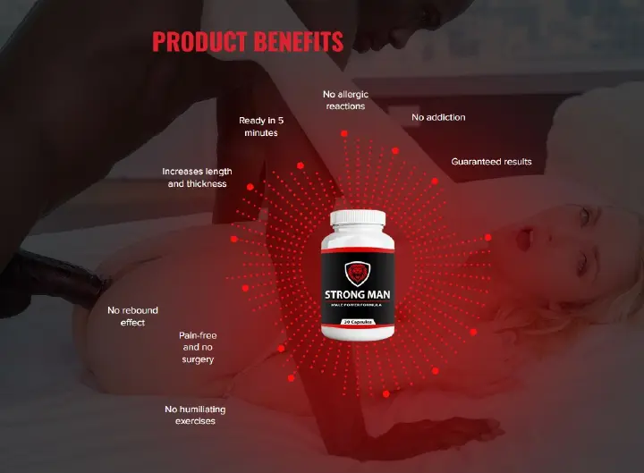 Order Strongman Best Male Power Boost Libido & Stamina to Last Longer . Big Penis Size Enhancement Supplement view 3