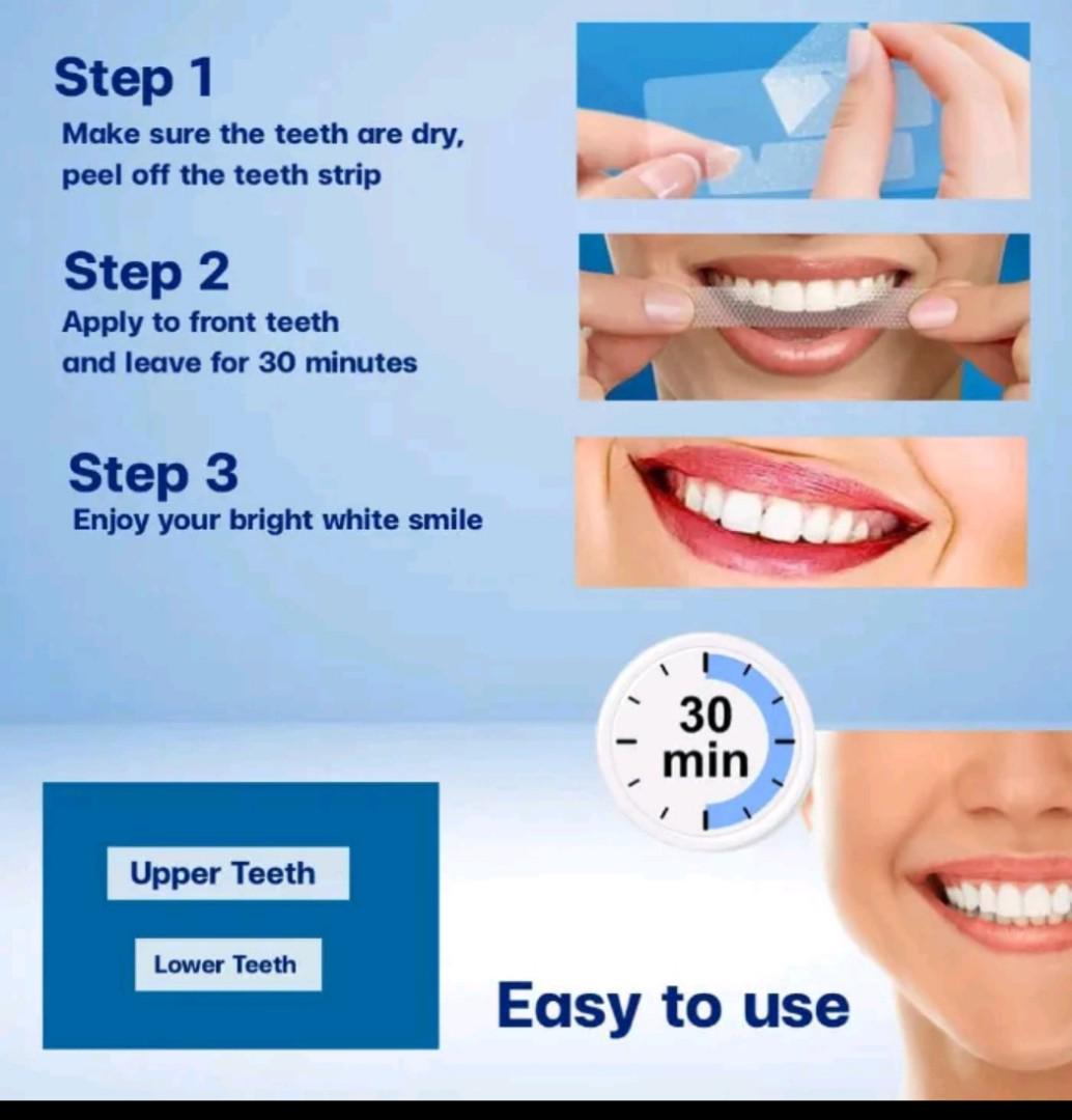 [UPGRADED] 5D Teeth Whitening Strips – Professional Enamel-Safe Kit for a Brighter, Stain-Free Smile- Dentist Recommended(50 Strips)