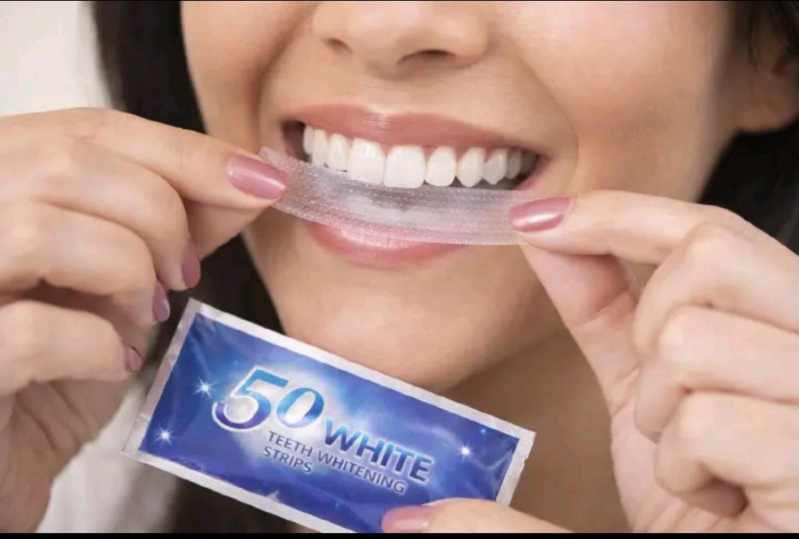[UPGRADED] 5D Teeth Whitening Strips – Professional Enamel-Safe Kit for a Brighter, Stain-Free Smile- Dentist Recommended(50 Strips)
