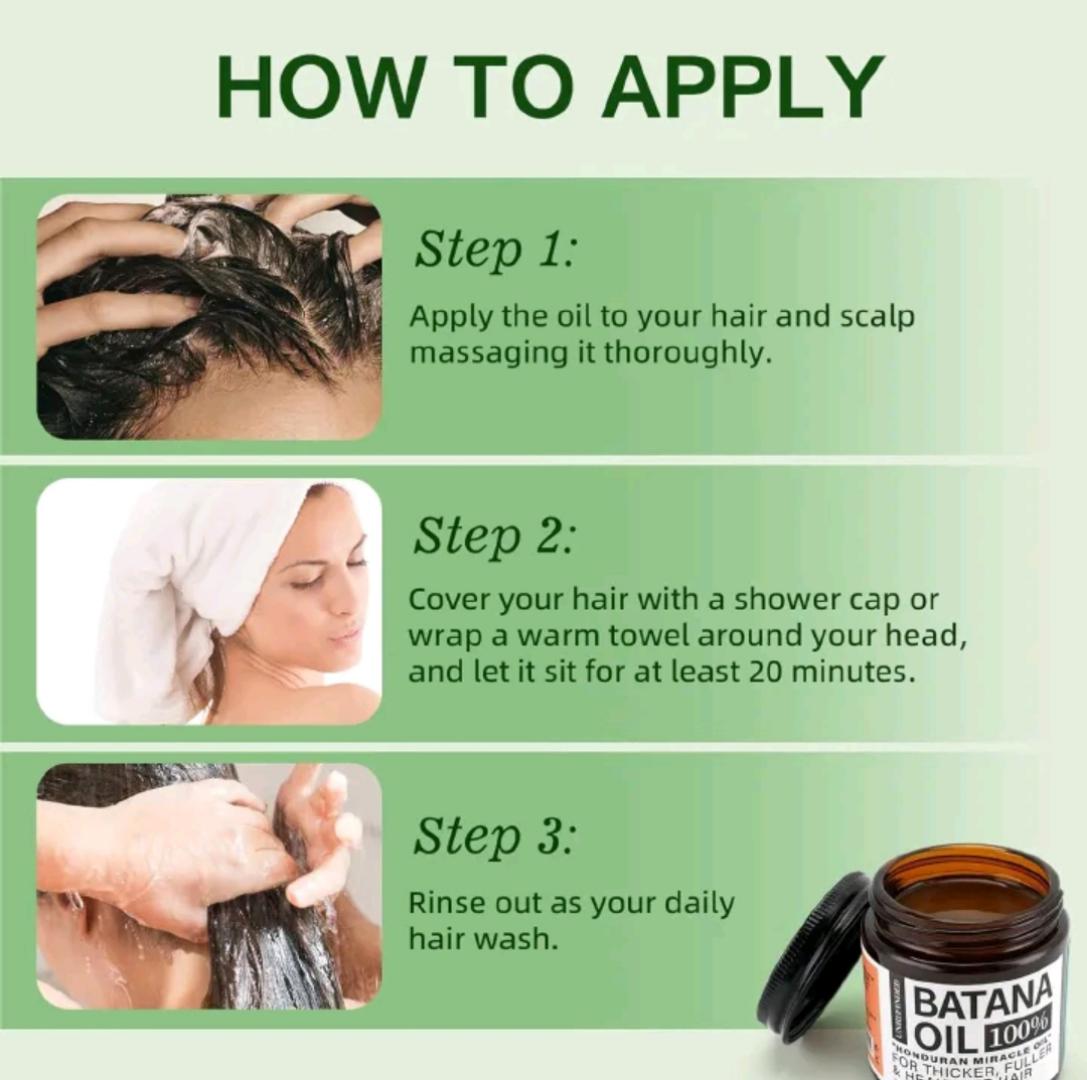 [AUTHENTIC] Organic Raw  Batana Hair Growth Oil (120mls) for Fast Hair Growth,thick and shiny  and Hair Loss Repair for Men and Women. (DISCOUNTED)