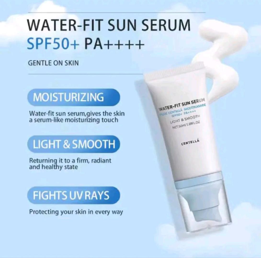 Centella Water-Fit Sun Serum SPF50+ PA++++ Sunscreen -Lightweight UV Protection