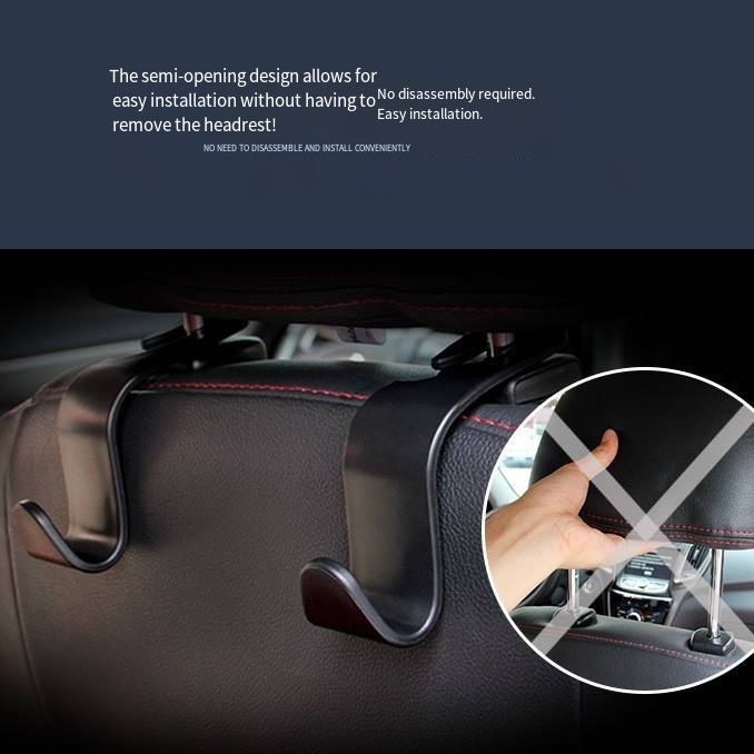 Car hook, rear seat back hook, hidden multifunctional car interior, creative items, car mounted small hook