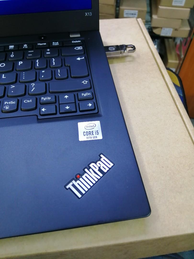 BRAND NEW LAPTOPS LENOVO THINKPAD X13 16GBRAM G1 256SSD 10TH GENERATION 13.6'' TOUCH SCREEN DISPLAY WITH 6M OF WARRANTY