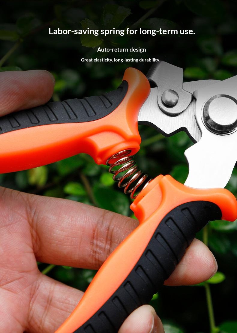 Sharp gardening shears, fruit tree pruning shears, garden and landscape flower trimming shears, household flower shears, pruning flower scissors